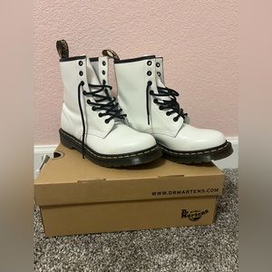 White Doc Marten Boots